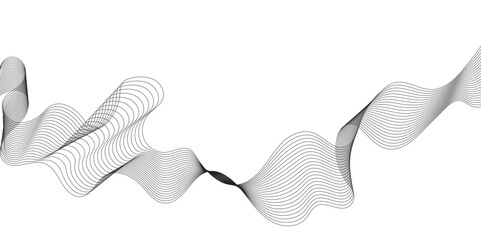 Abstract wavy curve lines background. Abstract frequency sound wave lines and technology curve lines background. Abstract business wave curve lines background.