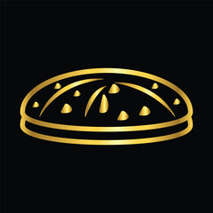 gold biscuits icon, vector, template, logo, trendy, collection, flat, design