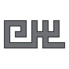 Kufi Calligraphy font, Logotype, Arabic style