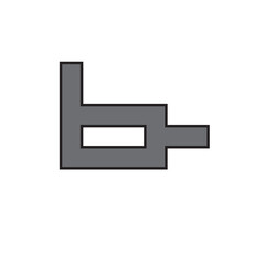 Kufi Calligraphy font, Logotype, Arabic style