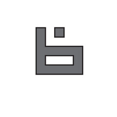 Kufi Calligraphy font, Logotype, Arabic style