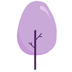 purple tree