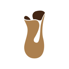Modern pottery shape recolorable vector element
