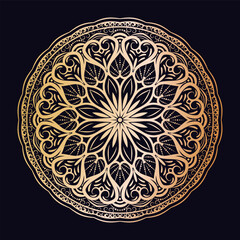 Luxury ornamental round mandala