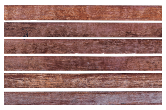 collection of various empty wood panel isolated on transparent background. PNG Format