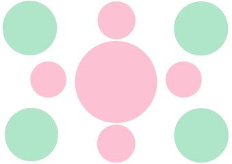 Pattern circles background