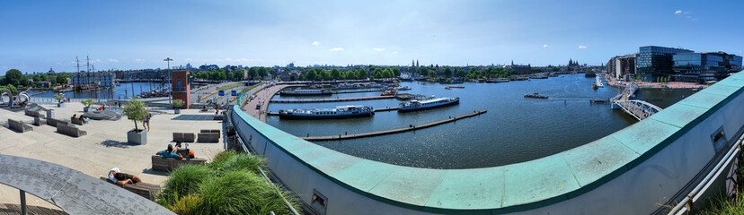 Fototapeta premium Amsterdam, Holland - 20 June 2023: