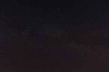 Obraz na płótnie Canvas Clear night summer sky with milky way and stars. Astronomy, space texture background