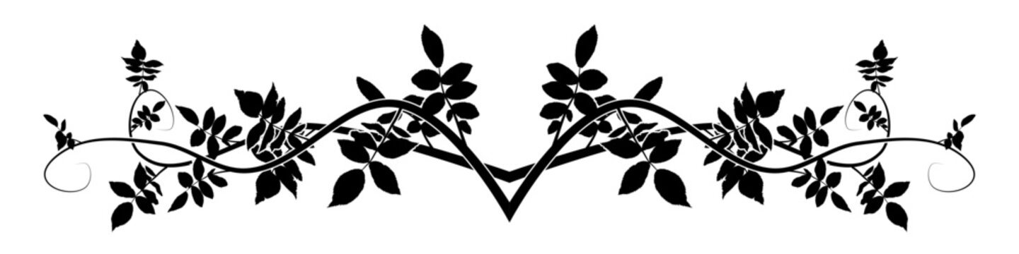new pattern hawthorn decoration on paper. vector