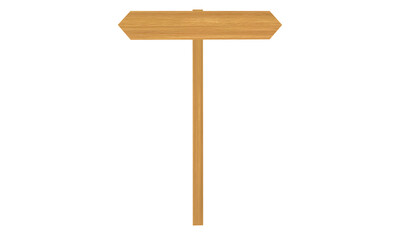 Signage, wood, directions. Wood texture. Space to write your message. Illustration. Arrow pointing. Hanging chain. PNG background 