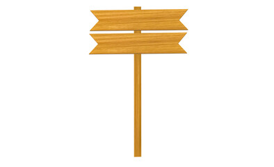 Signage, wood, directions. Wood texture. Space to write your message. Illustration. Arrow pointing. Hanging chain. PNG background 