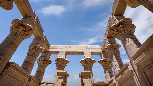 Temple of Isis (Temple of Philae) in Aswan.