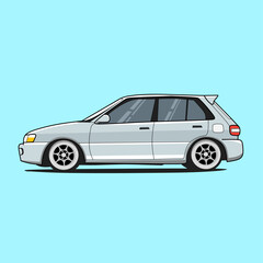 car illustration vector