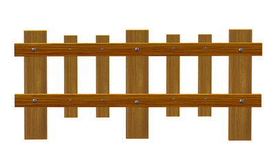 wooden fence PNG background. can be isolated for a scene illustration. design and decoration