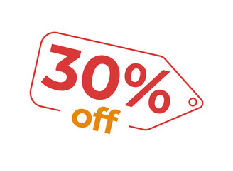 30% OFF, 30% de desconto, Desconto OFF, Promoção, etiqueta de desconto, etiqueta de preço