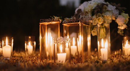 beautiful hanging candles style night lights