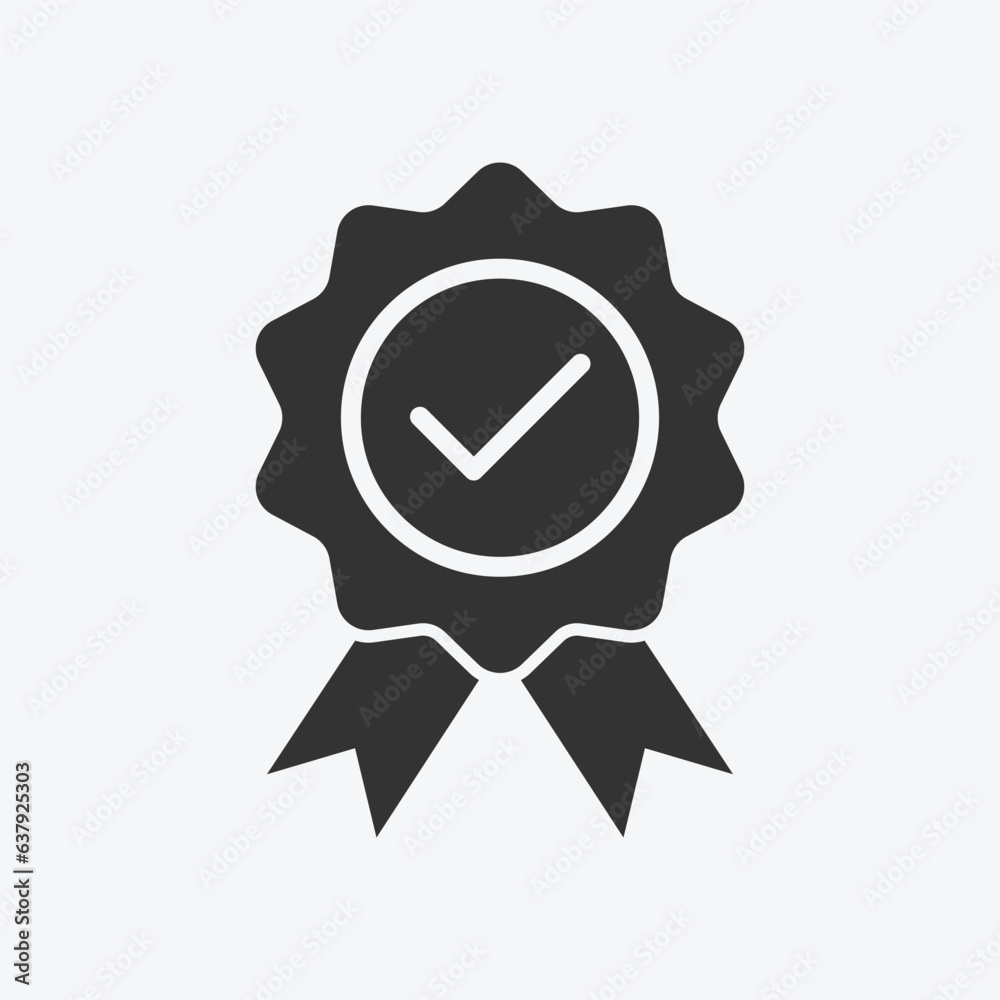 Poster quality icon vector. linear style sign for mobile concept and web design. quality symbol illustratio