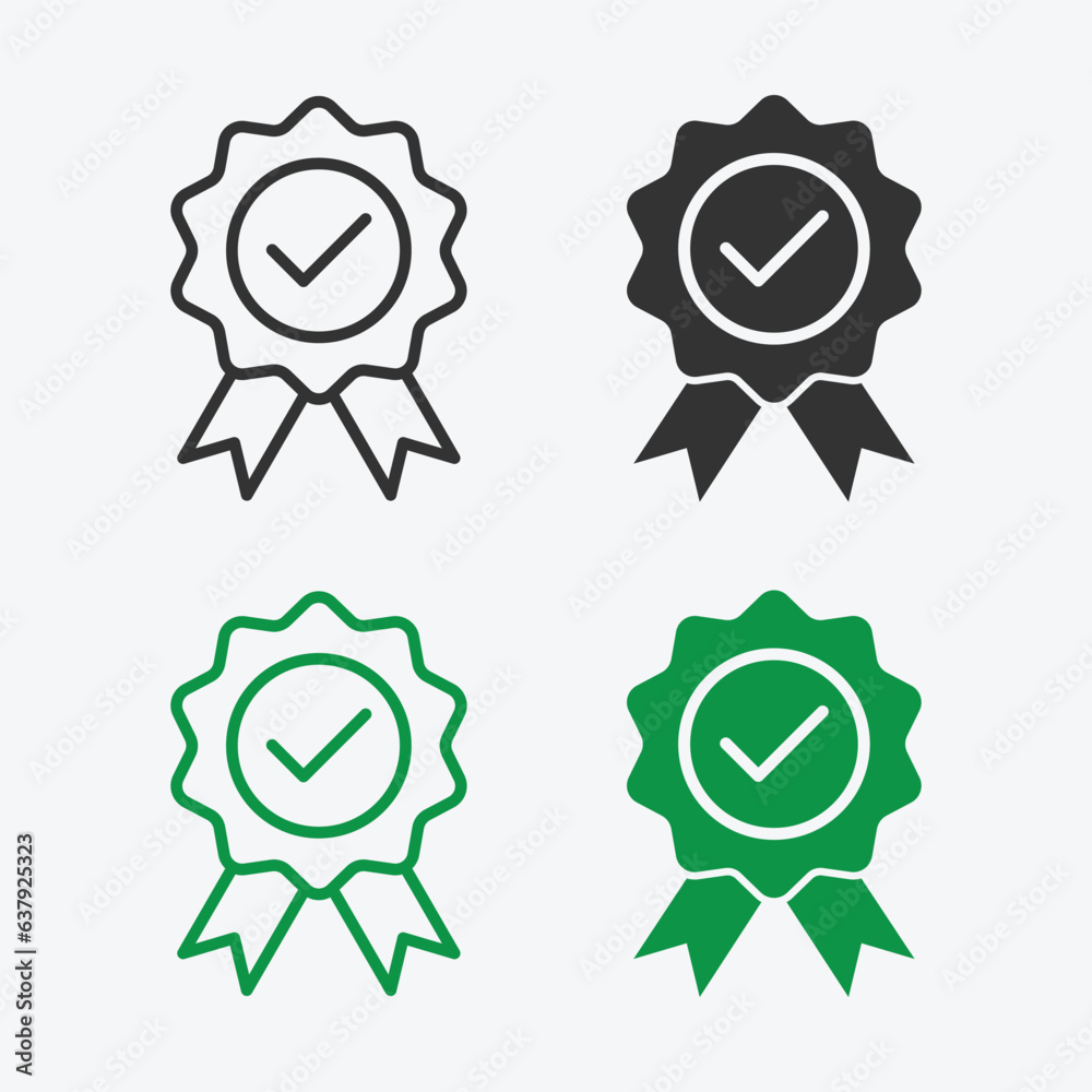 Poster quality icon vector. linear style sign for mobile concept and web design. quality symbol illustratio