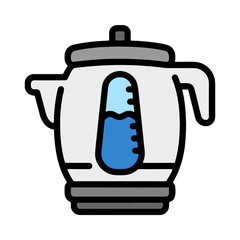 Illustration Vector Graphic of Electric, kettle, home appliances Icon