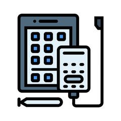 Illustration Vector Graphic of Smartphone, gadget, tablet Icon