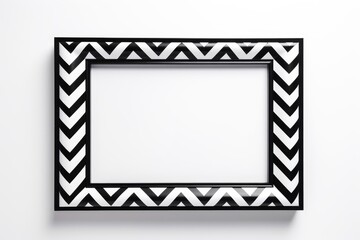 Mockup photo white black frames, Empty abstract shape framing for your design. template for picture, painting, poster, lettering or photo gallery