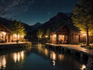 Obraz premium A peaceful night.