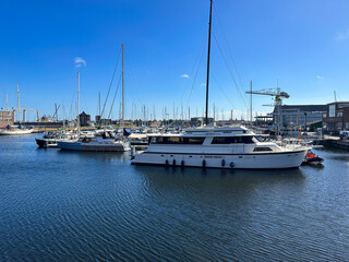 Fototapeta premium Harbour in Den Helder, Netherlands