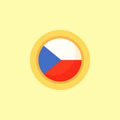 Czech Republic - Circular Flag