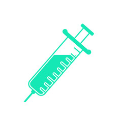 green mint syringe icon