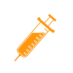 orange syringe icon