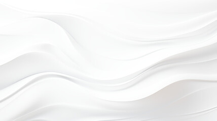 Obraz premium White waves background or wallpaper. Soft lights website design. AI generated.