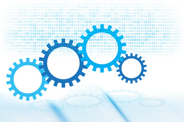 padlock security and futuristic innovation technology abstract background.