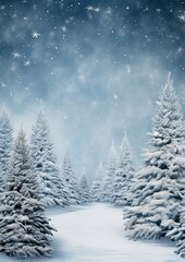 Obraz premium A breathtaking portrayal of a beautiful Christmas scene during winter holidays. Generative AI.