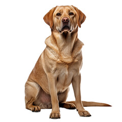 Obraz premium Labrador Retriever Isolated on White Background