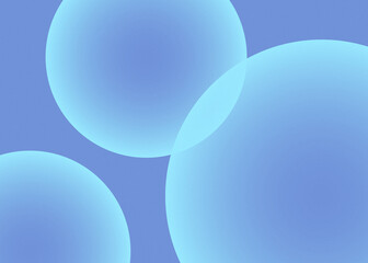 round aura gradient background with grainy texture, circle gradient shapes, wallpaper, modern contemporary design, blue bubbles