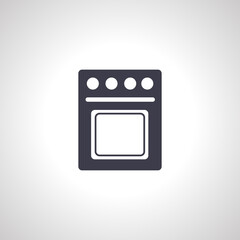 kitchen Gas stove cooker icon. Burner stove icon.