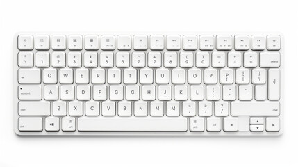 keyboard isolated on white background