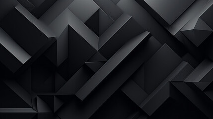 Obraz premium abstract black and white geometric background