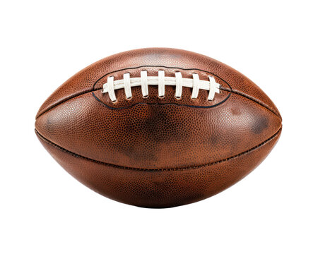 American football ball isolated
