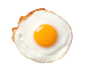 Fried egg isolated