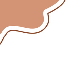 organic blob corner outline