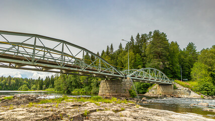 Most gdzieś w Szwecji - obrazy, fototapety, plakaty