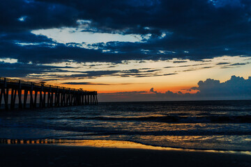 First light at the beach