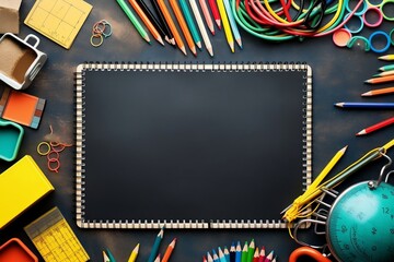 Educational Beginnings: Back to School with Stationery and Education. Generative Ai