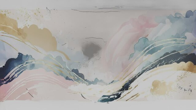 Up to 4K resolution, Simple and shimmering abstract background, Generative AI with blender
