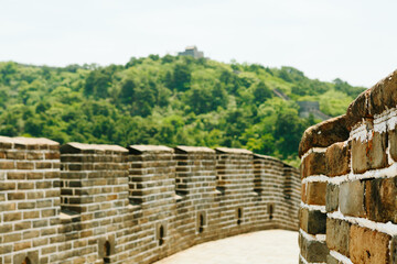The Great Wall of China.Selective focus
