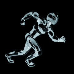 future astronaut is going for fight