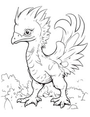 phoenix bird coloring book, birds coloring book, cute bird drawing pages