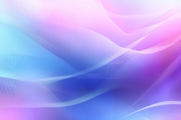 Naklejka premium Background with smooth lines in blue and light purple gradient colors. Glowing wavy lines