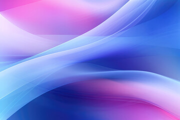 Smooth lines in blue and purple gradient colors background. Glowing wavy lines